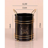 Takaz Global Stantlı Kaşıklık Organizer Gold Design 2 li SET